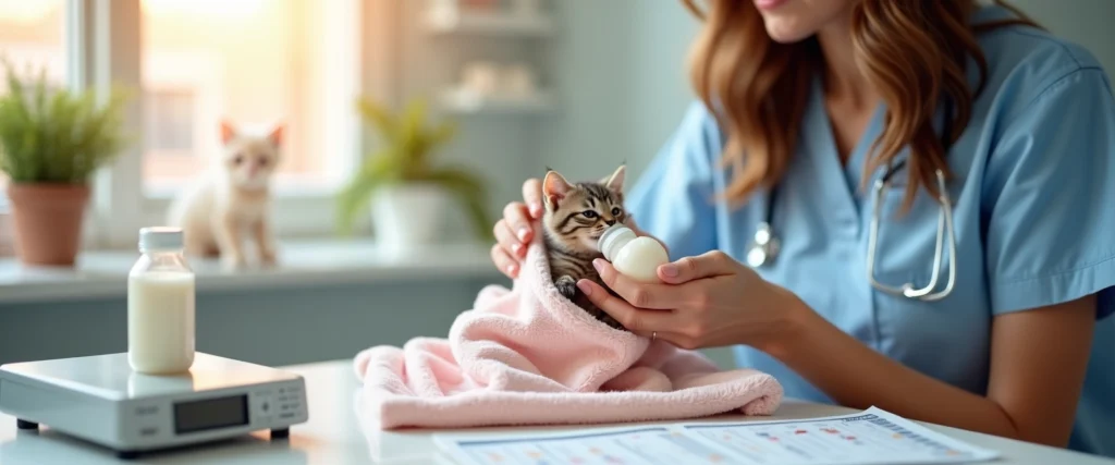 chaton qui ne mange pas